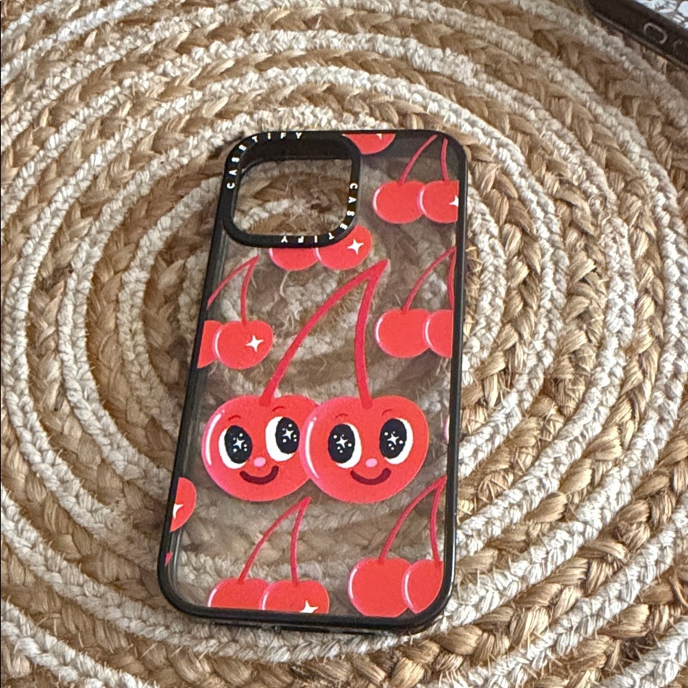 Casetify Red Cherry Phone Case 16 pro max